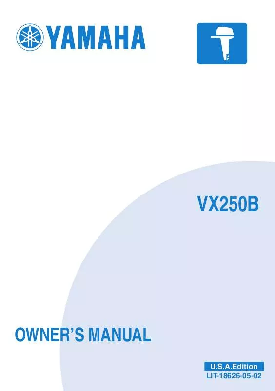 Mode d'emploi YAMAHA 250 3.1L V MAX OX66-2003