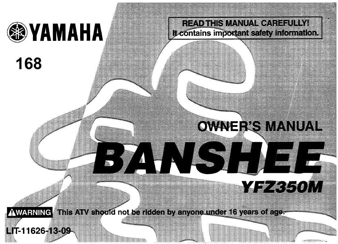 Mode d'emploi YAMAHA BANSHEE-2000