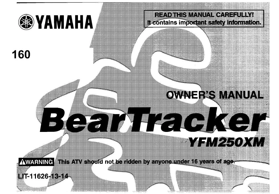 Mode d'emploi YAMAHA BEARTRACKER-2000