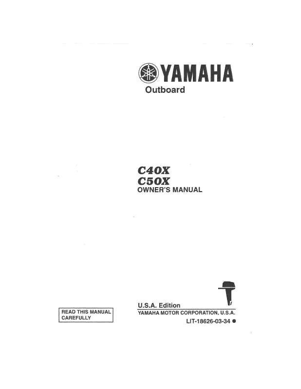 Mode d'emploi YAMAHA C50-1999