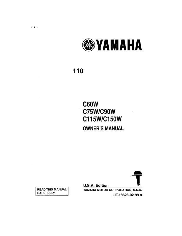 Mode d'emploi YAMAHA C75-1998