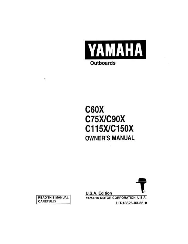 Mode d'emploi YAMAHA C75-1999