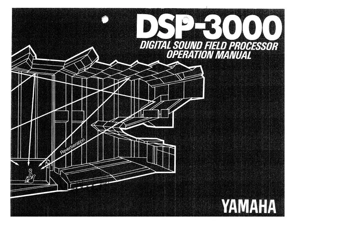 Mode d'emploi YAMAHA DSP-3000