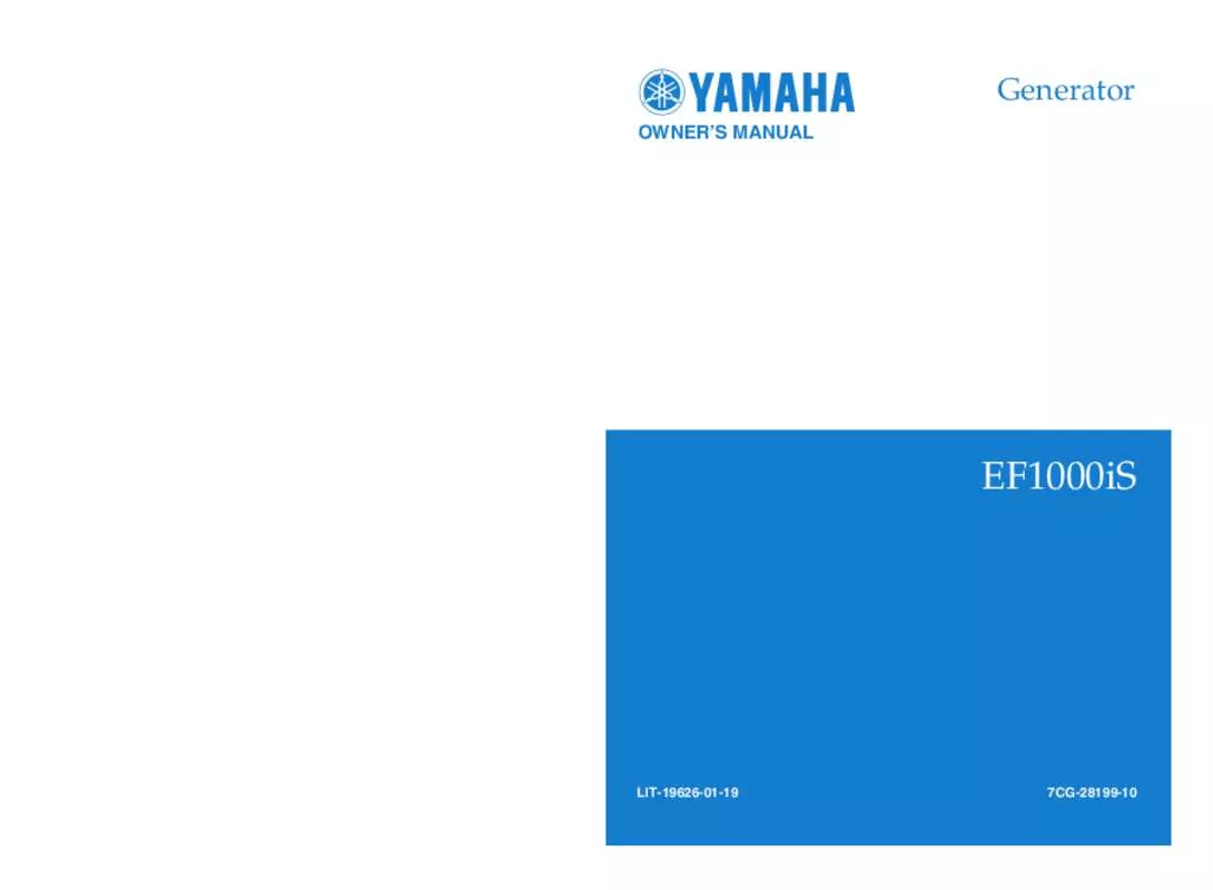 Mode d'emploi YAMAHA EF 1000 IS 900W