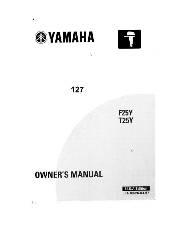 Mode d'emploi YAMAHA F25HP-2000