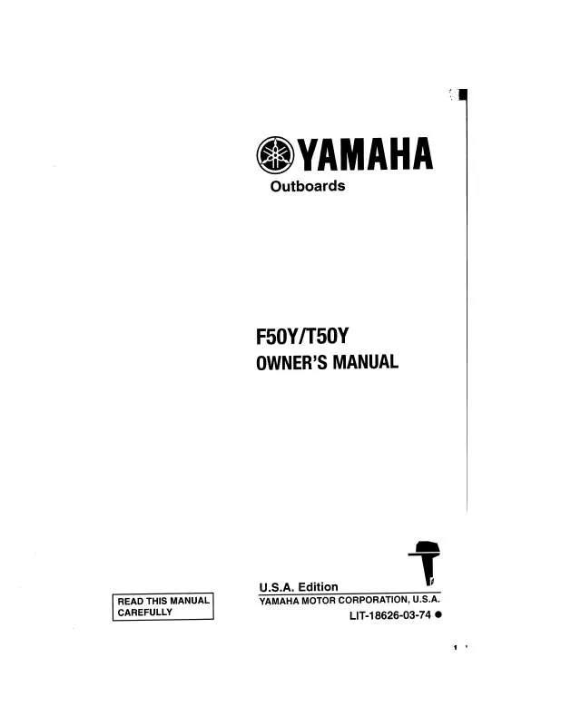 Mode d'emploi YAMAHA F50HP-2000