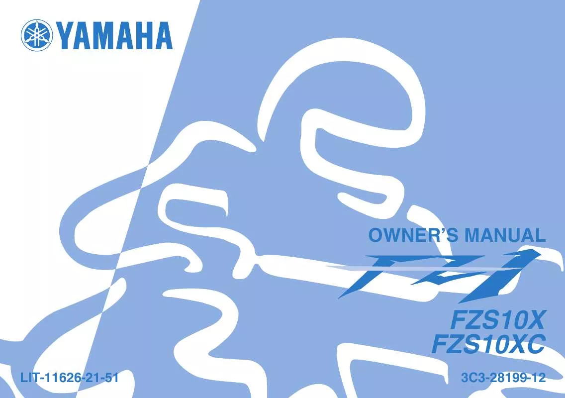 Mode d'emploi YAMAHA FZ1-2008