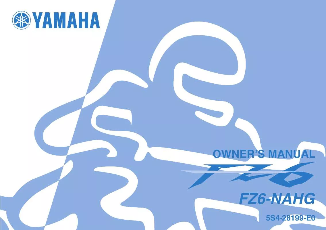 Mode d'emploi YAMAHA FZ6-NHG-2007