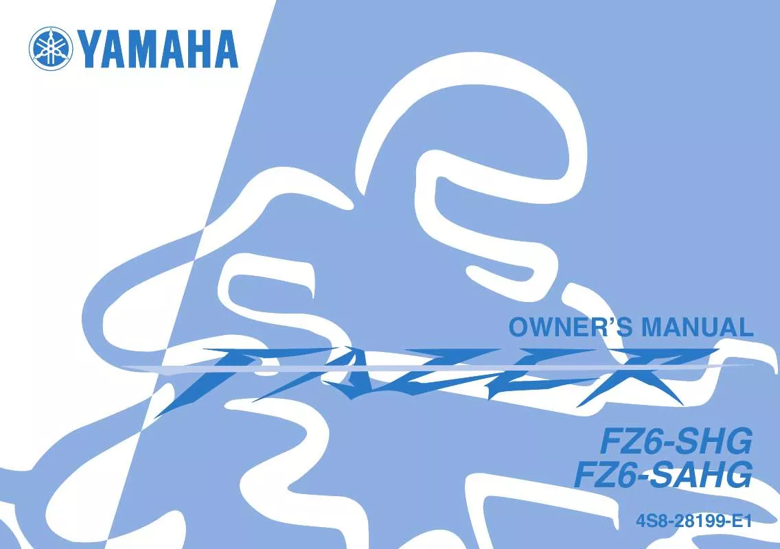Mode d'emploi YAMAHA FZ6-SHG-2008
