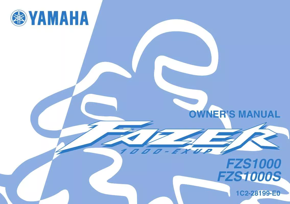 Mode d'emploi YAMAHA FZS1000-2004