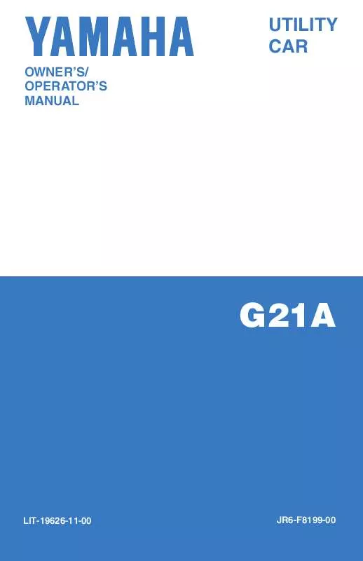 Mode d'emploi YAMAHA G21-A GAS-2001
