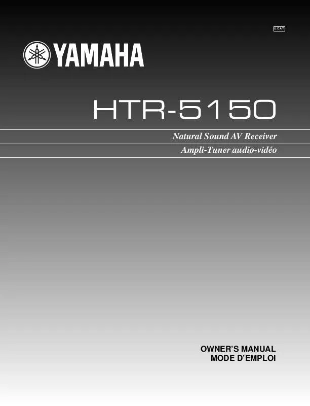 Mode d'emploi YAMAHA HTR-5150