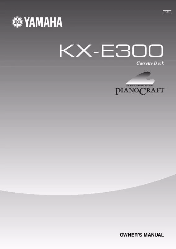 Mode d'emploi YAMAHA KX-E300