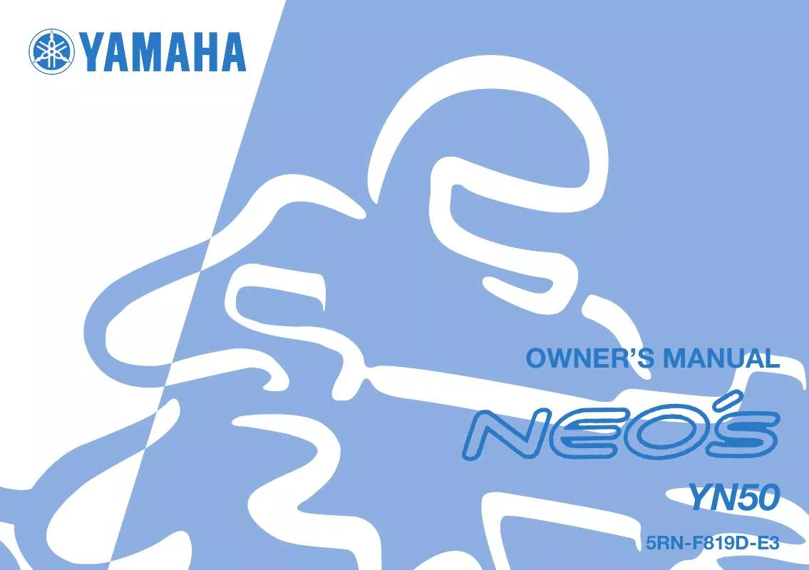 Mode d'emploi YAMAHA NEO-S 50-2004