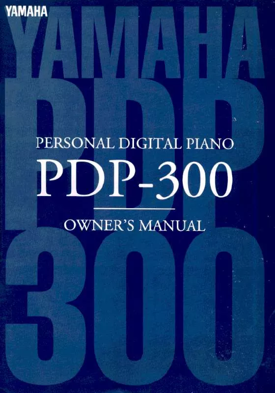Mode d'emploi YAMAHA PDP-300