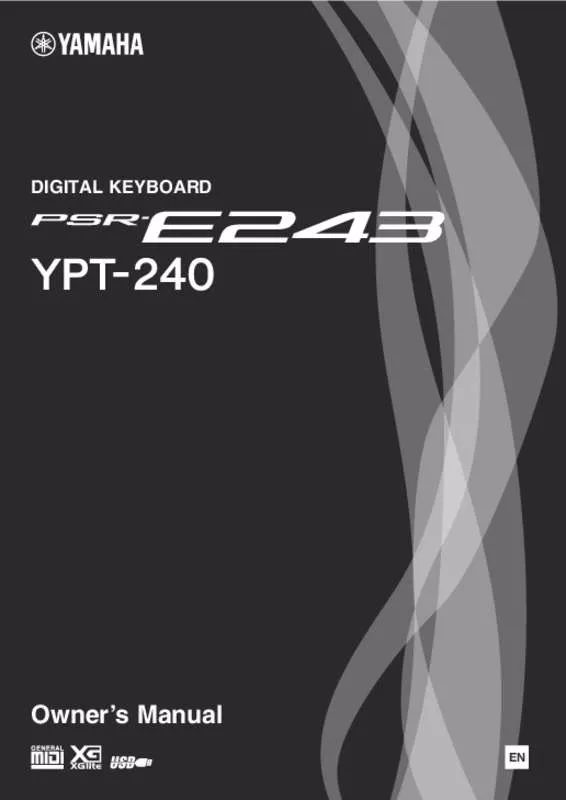 Mode d'emploi YAMAHA PSR-E243/YPT-240
