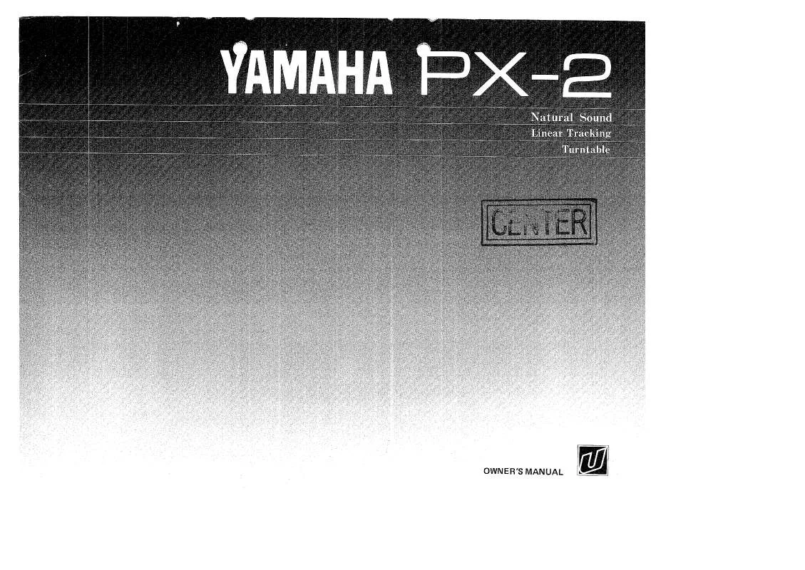 Mode d'emploi YAMAHA PX-2