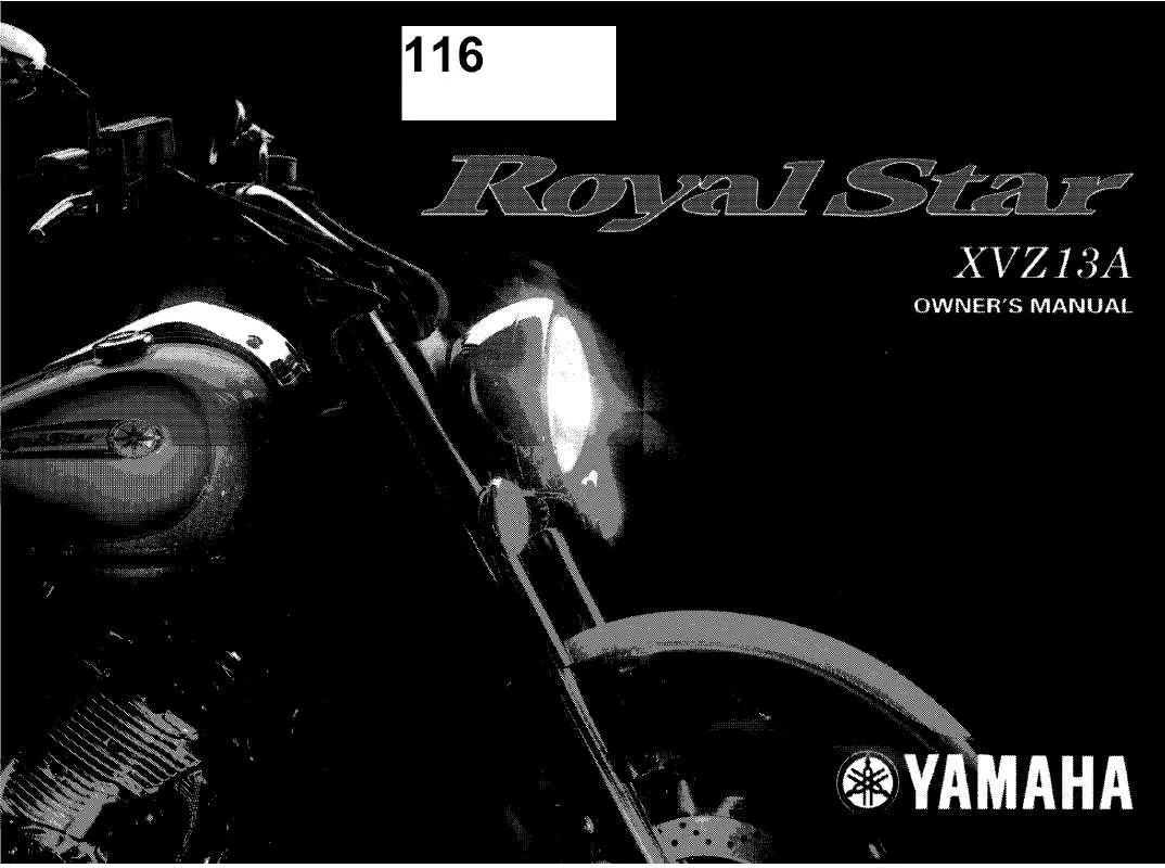 Mode d'emploi YAMAHA ROYAL STAR BOULEVARD-2001