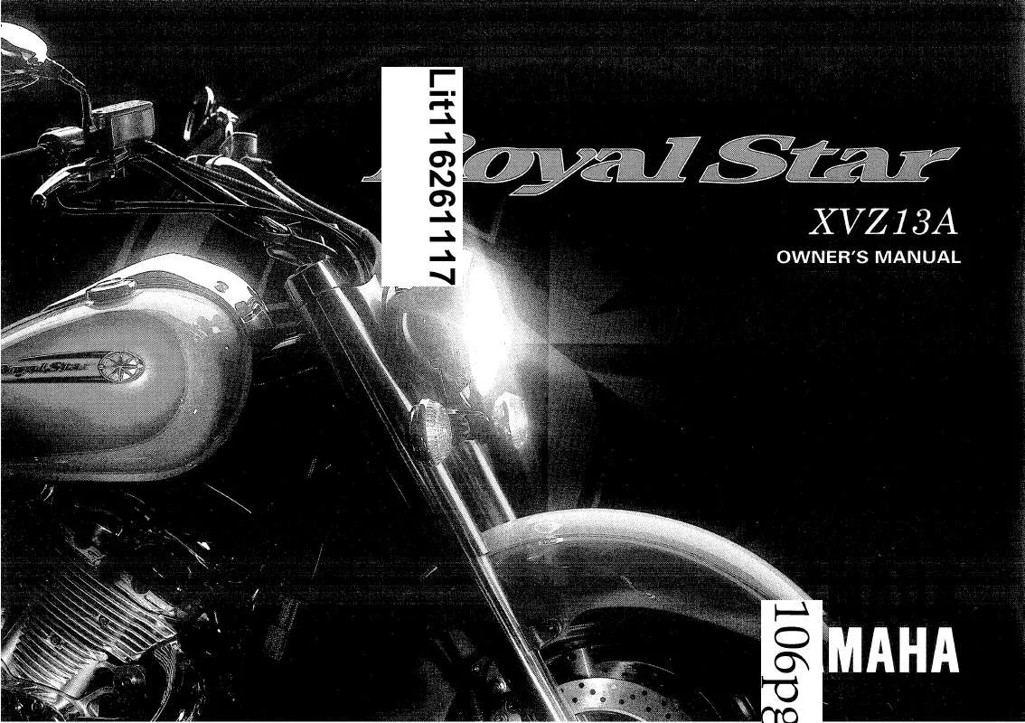 Mode d'emploi YAMAHA ROYAL STAR-1998