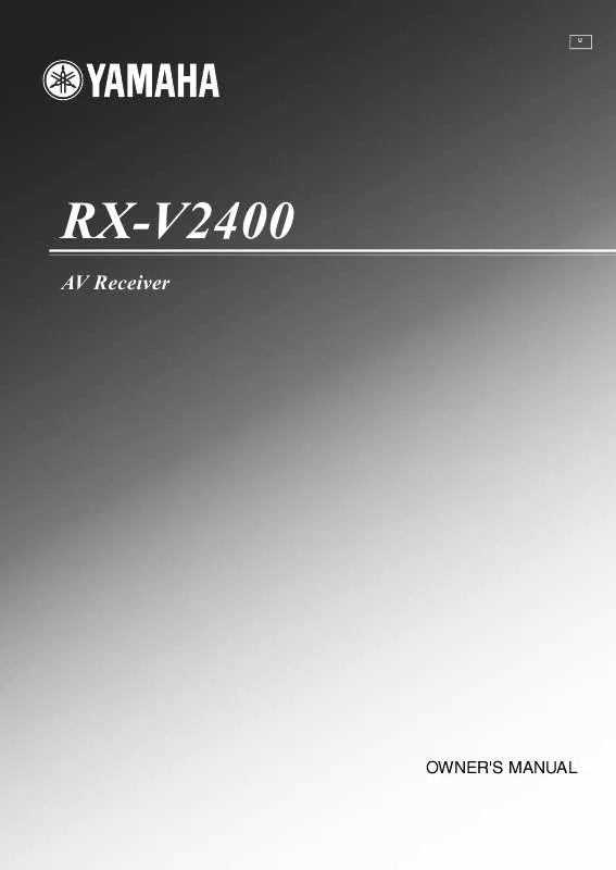 Mode d'emploi YAMAHA RX-V2400