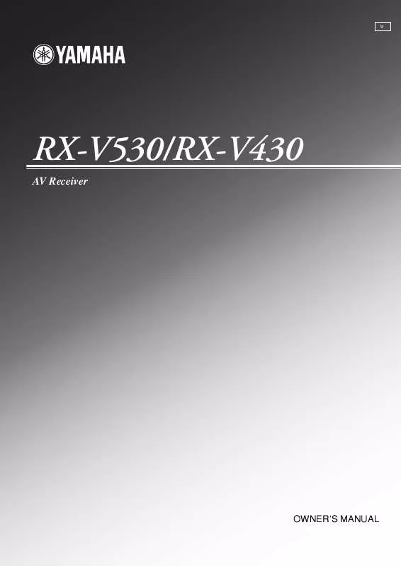 Mode d'emploi YAMAHA RX-V430