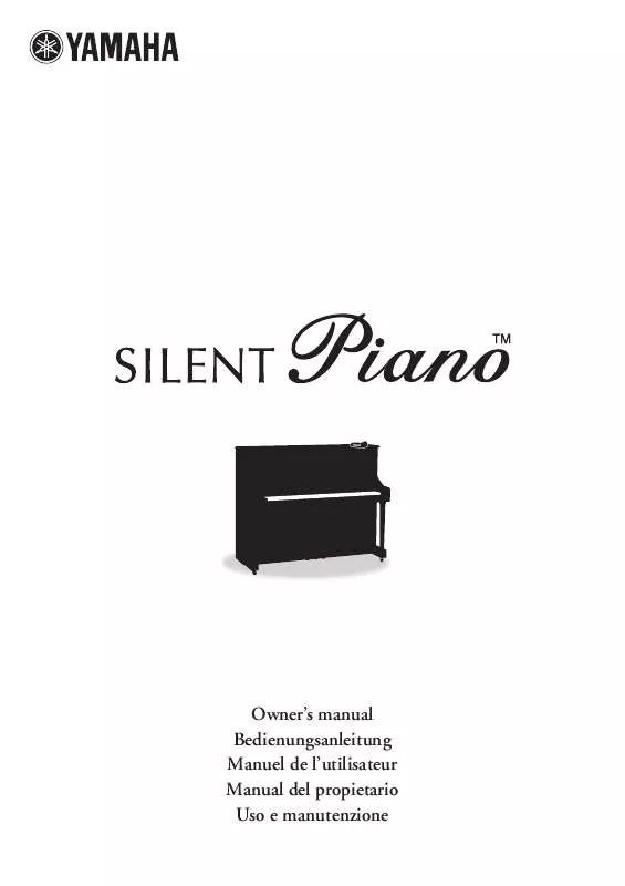 Mode d'emploi YAMAHA SILENT PIANO-SIMPLE TYPE-