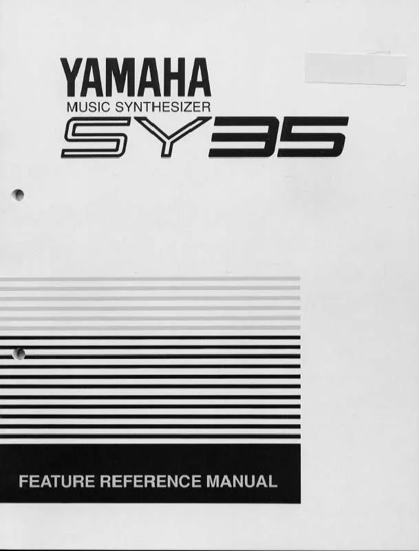 Mode d'emploi YAMAHA SY35