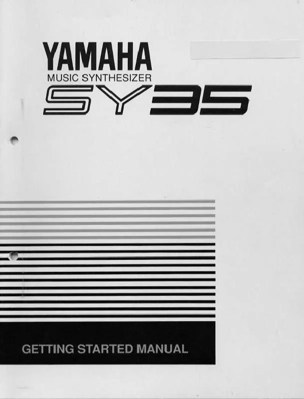 Mode d'emploi YAMAHA SY35E1