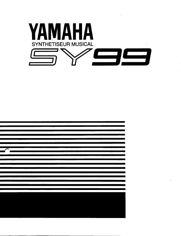 Mode d'emploi YAMAHA SY99F1