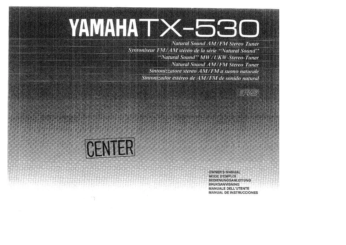 Mode d'emploi YAMAHA TX-530