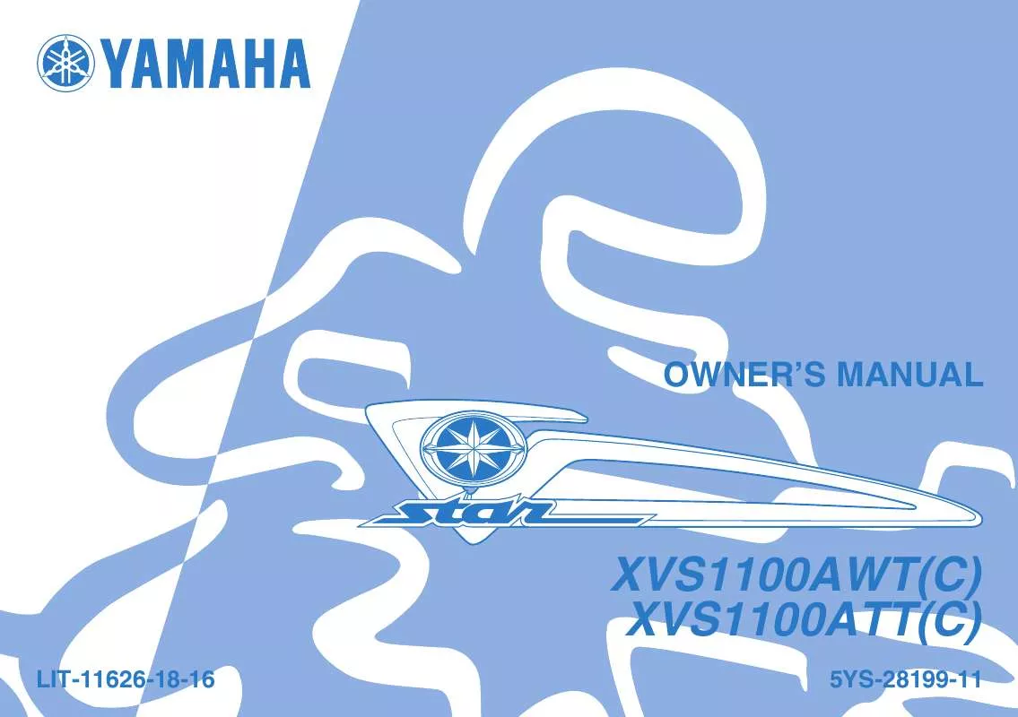 Mode d'emploi YAMAHA V STAR 1100 CLASSIC-2005
