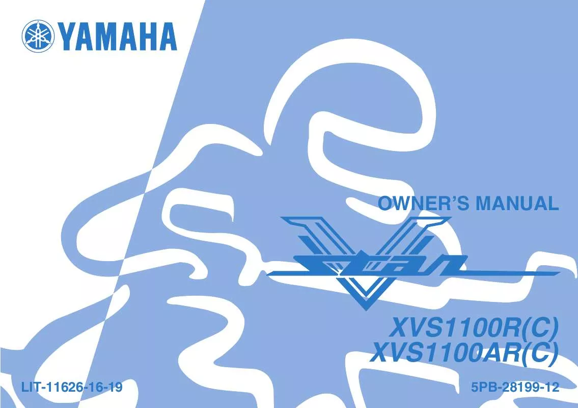 Mode d'emploi YAMAHA V STAR 1100 CUSTOM-2003