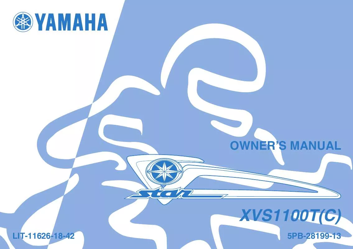 Mode d'emploi YAMAHA V STAR 1100 CUSTOM-2005