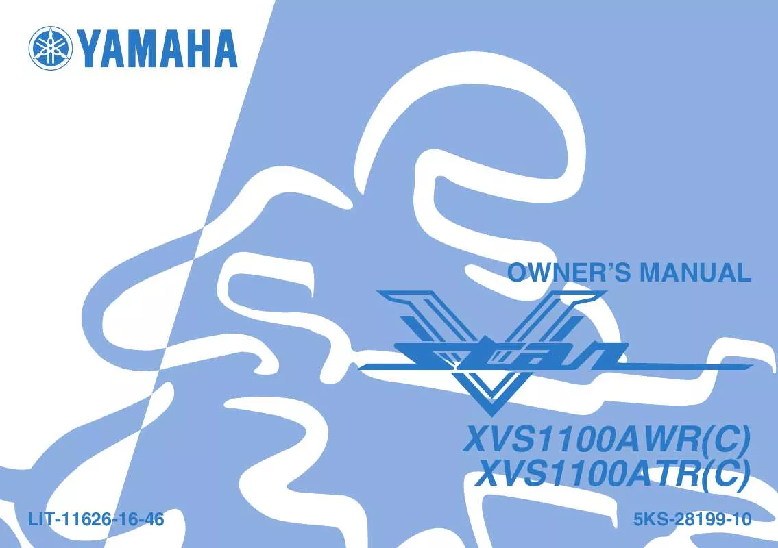 Mode d'emploi YAMAHA V STAR 1100 SILVERADO-2003