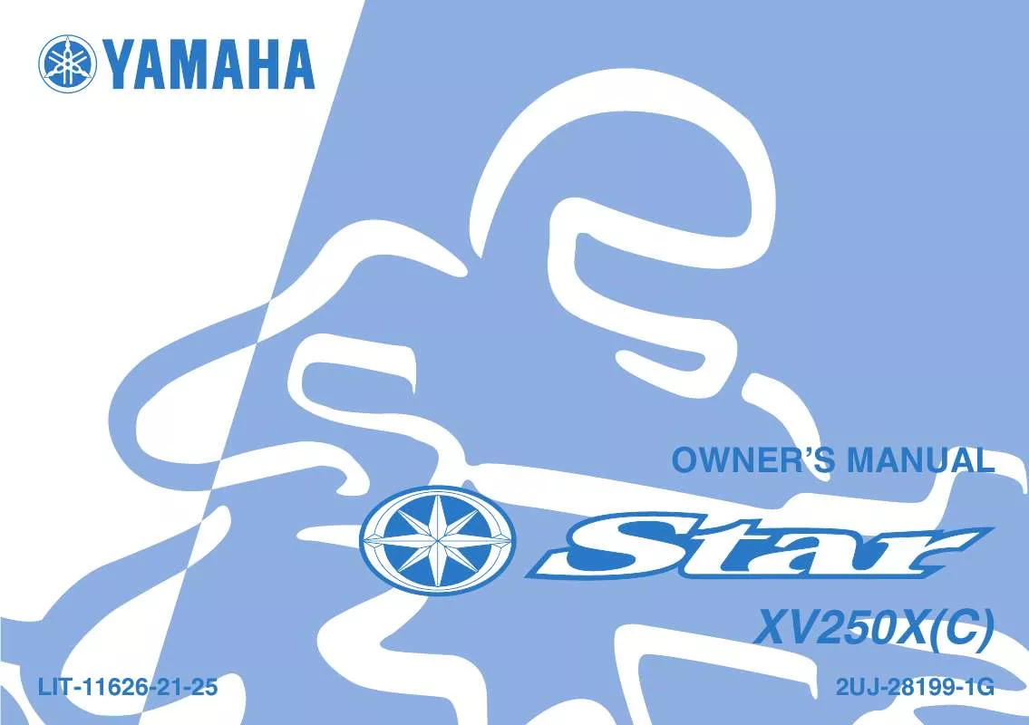 Mode d'emploi YAMAHA V STAR 250-2008