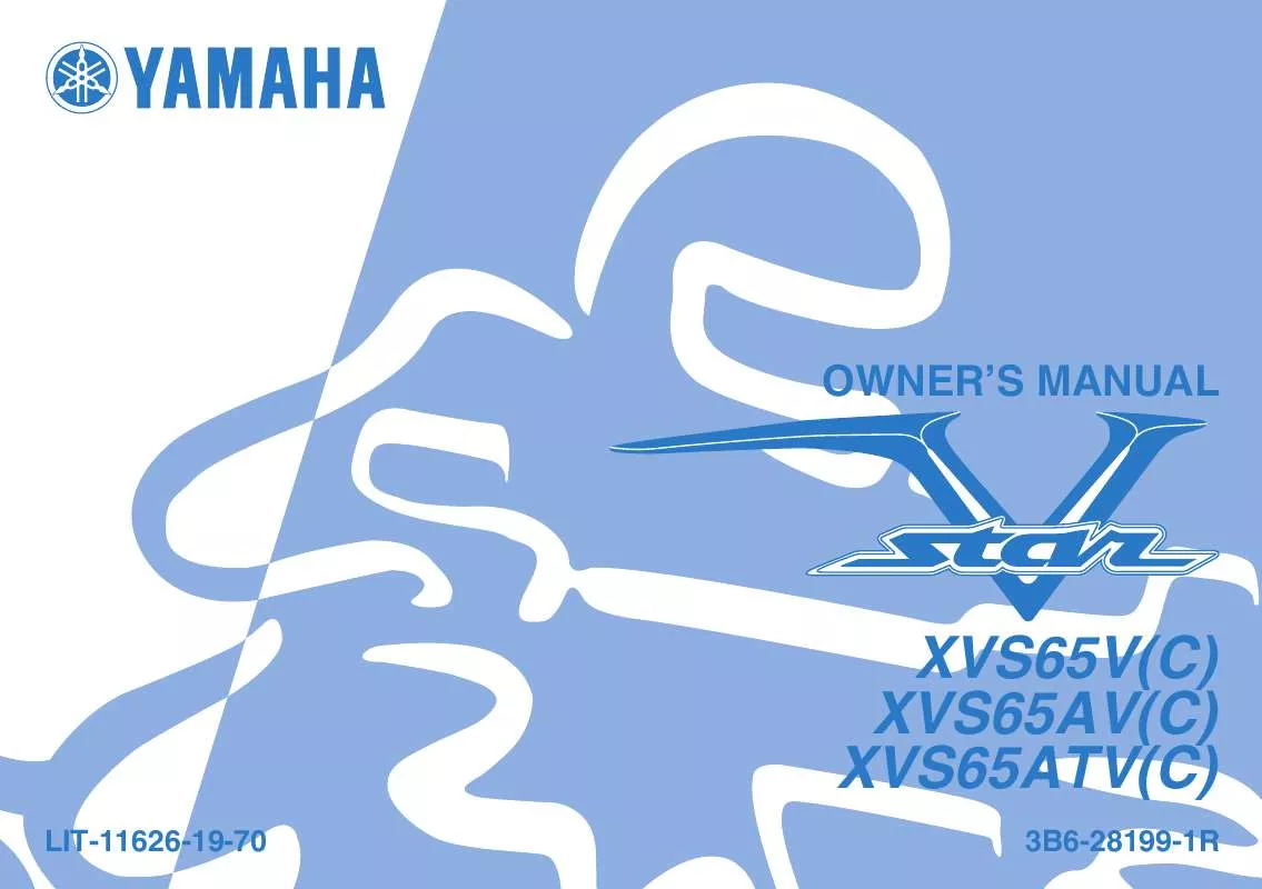 Mode d'emploi YAMAHA V STAR CLASSIC-2006