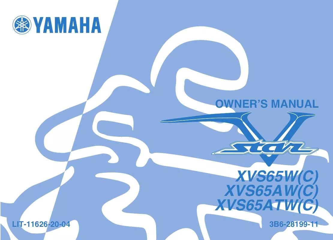 Mode d'emploi YAMAHA V STAR CLASSIC-2007