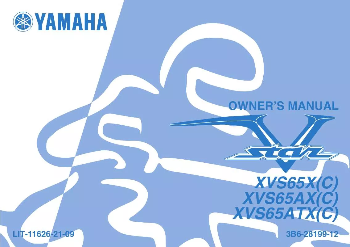 Mode d'emploi YAMAHA V STAR CLASSIC-2008