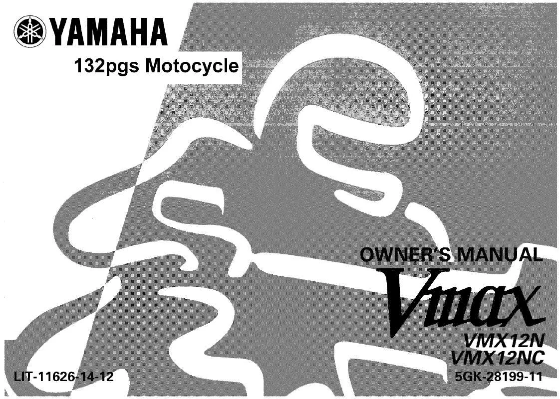 Mode d'emploi YAMAHA V-MAX-2001