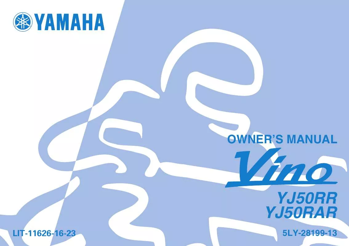 Mode d'emploi YAMAHA VINO CLASSIC-2003