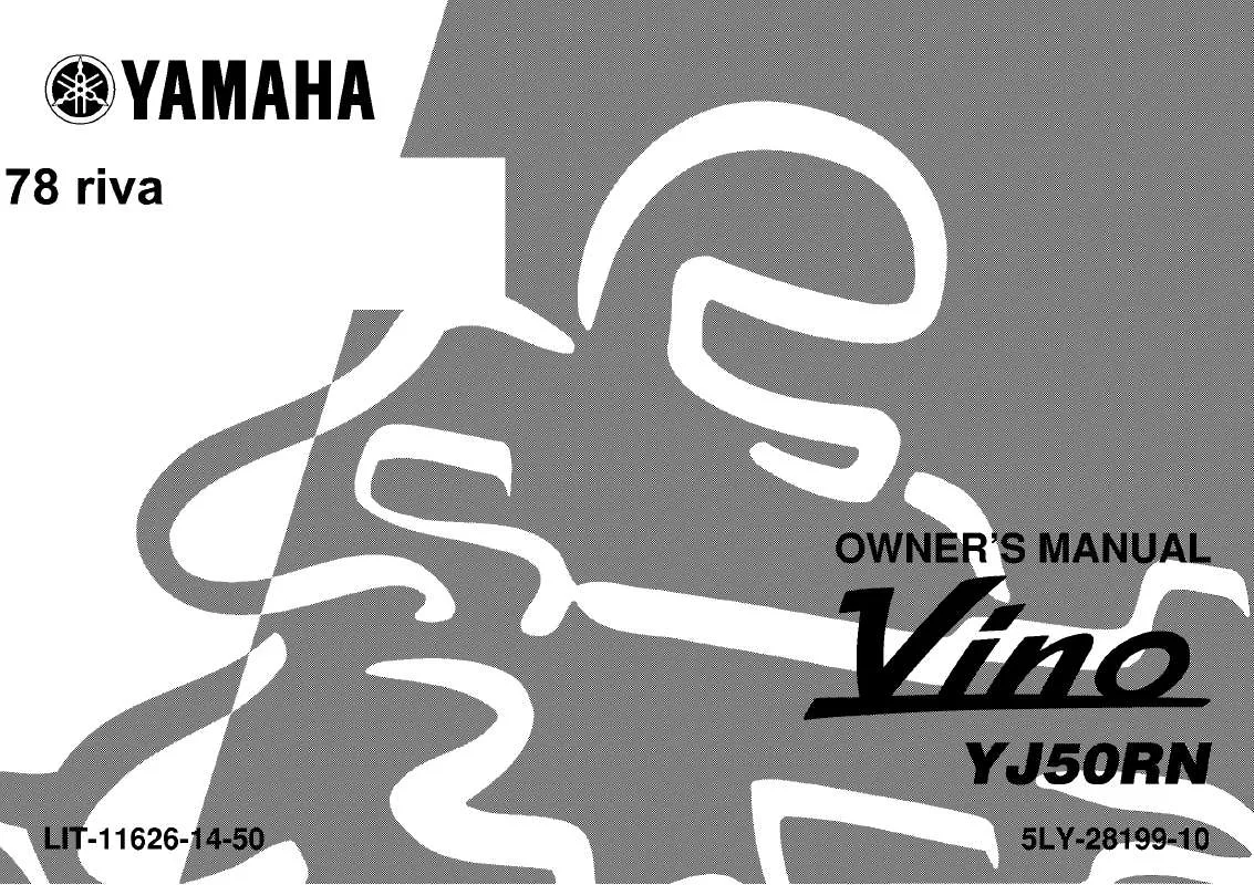 Mode d'emploi YAMAHA VINO-2001