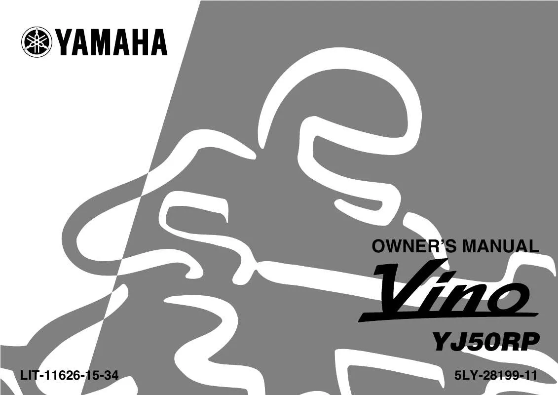 Mode d'emploi YAMAHA VINO-2002