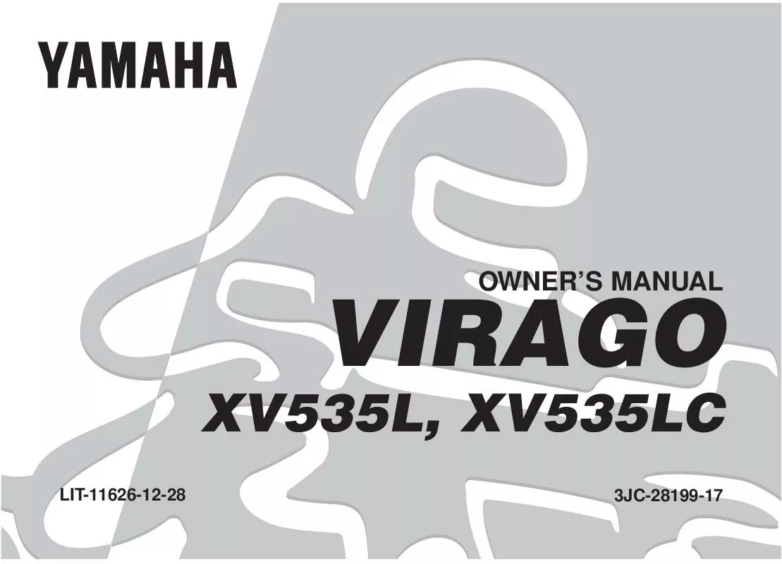 Mode d'emploi YAMAHA VIRAGO XV535L