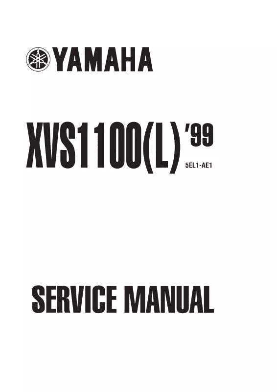 Mode d'emploi YAMAHA XVS1100