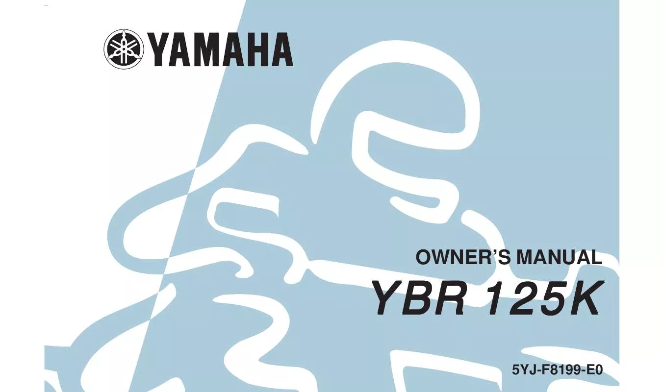 Mode d'emploi YAMAHA YBR125-2004
