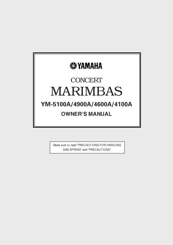 Mode d'emploi YAMAHA YM-4600A