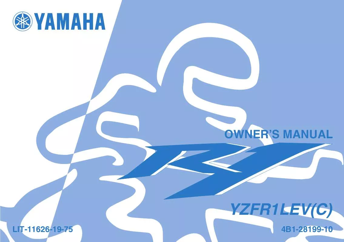 Mode d'emploi YAMAHA YZF-R1