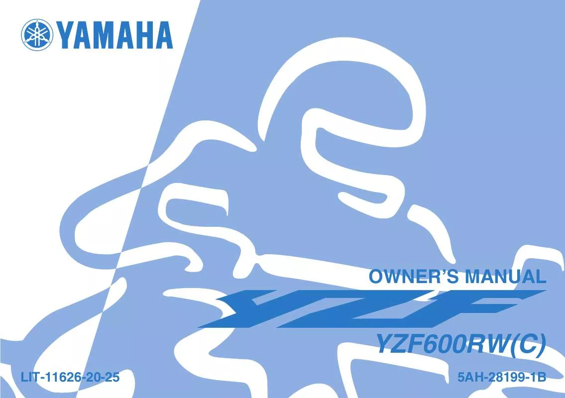 Mode d'emploi YAMAHA YZF-600R-2007