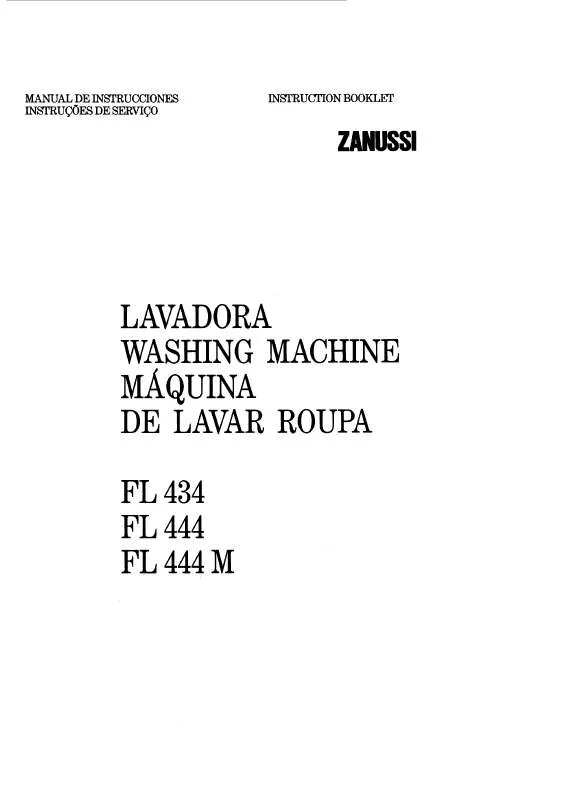 Mode d'emploi ZANUSSI FL434