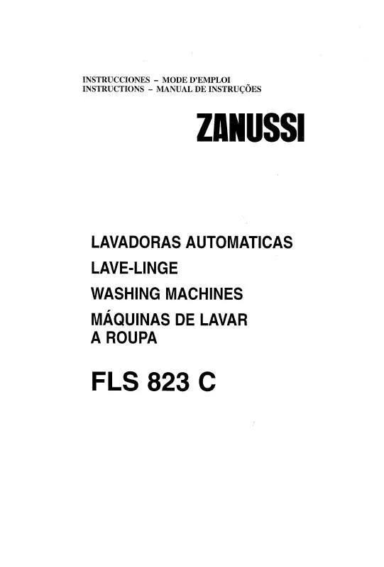 Mode d'emploi ZANUSSI FLS823C
